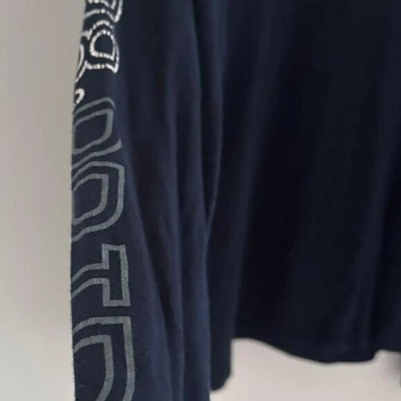 Sean John Men’s Large Blue Long Sleeve Graphic Tee King NY Lettering Sleeve - Picture 5 of 5